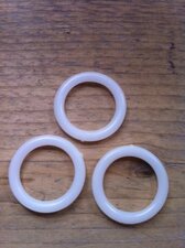 Haakringen dia 39mm 5 stuks