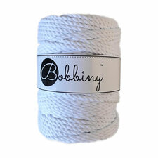 Bobbiny Triple Twist 5mm white